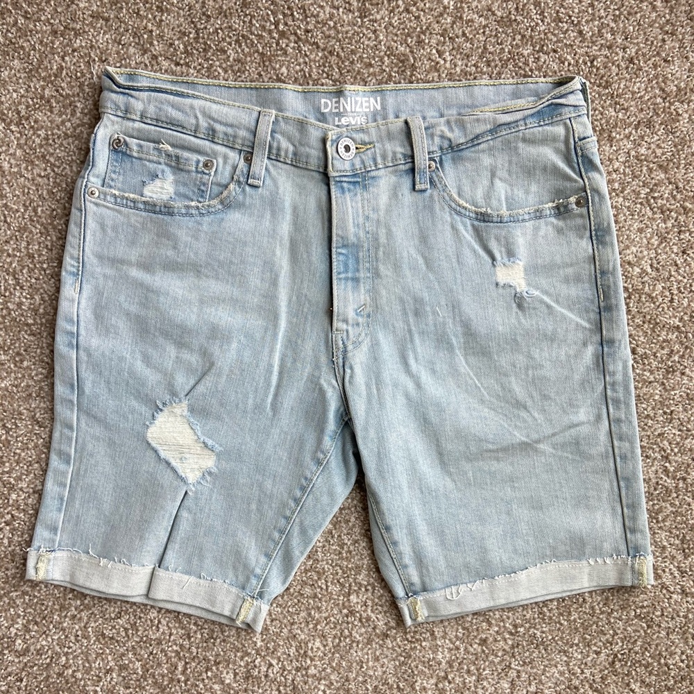 Denizen from Levi’s Slim Fit Cutoff Denim Shorts